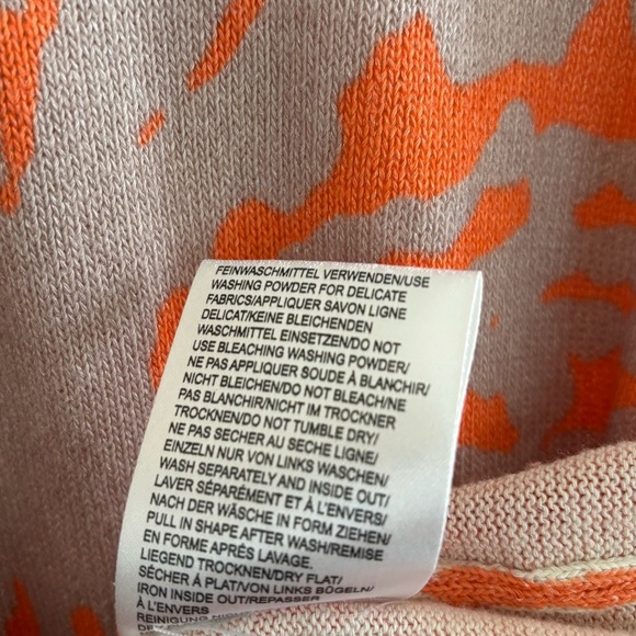 BiBA Bamboo Blend V-Neck Butterfly Knit Sweater Women’s Size 1/ EU 36/Small - Picture 14 of 17